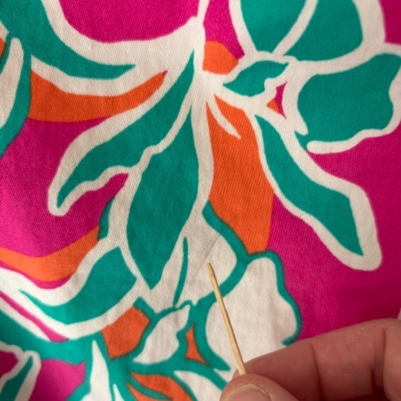 Anne Klein tropical print shift dress size 10 - Picture 13 of 14